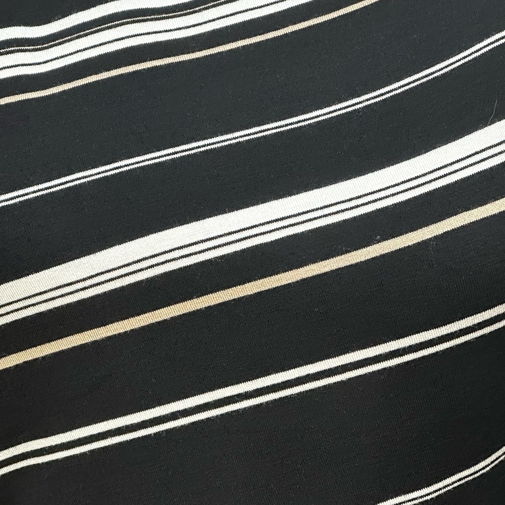 WHBM Black and White Stripe Sleeveless Top Size Medium NWOT - Picture 4 of 4